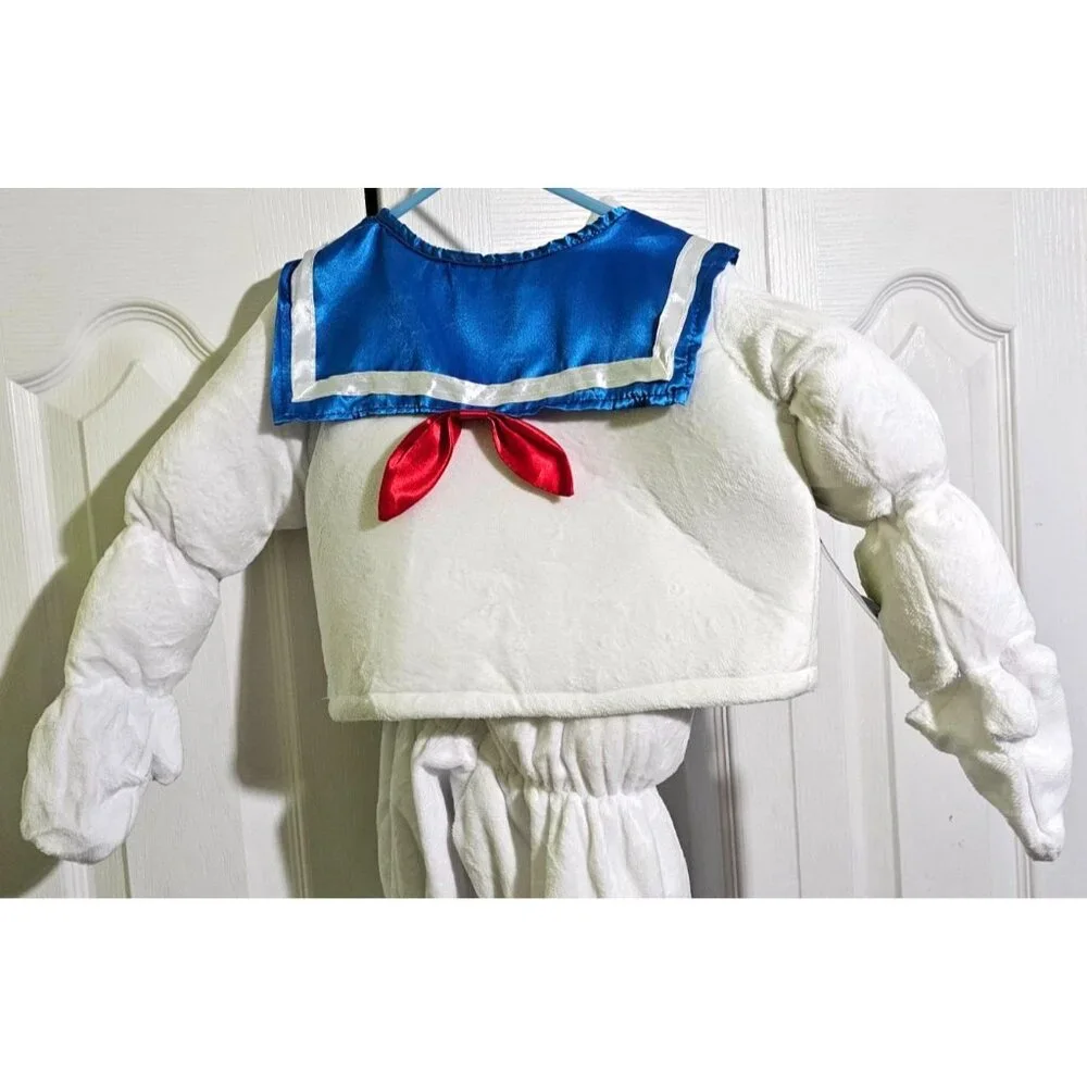Ghostbusters Deluxe Stay Puft Costume 18M-2T Marshmallow Man Baby Toddler NEW